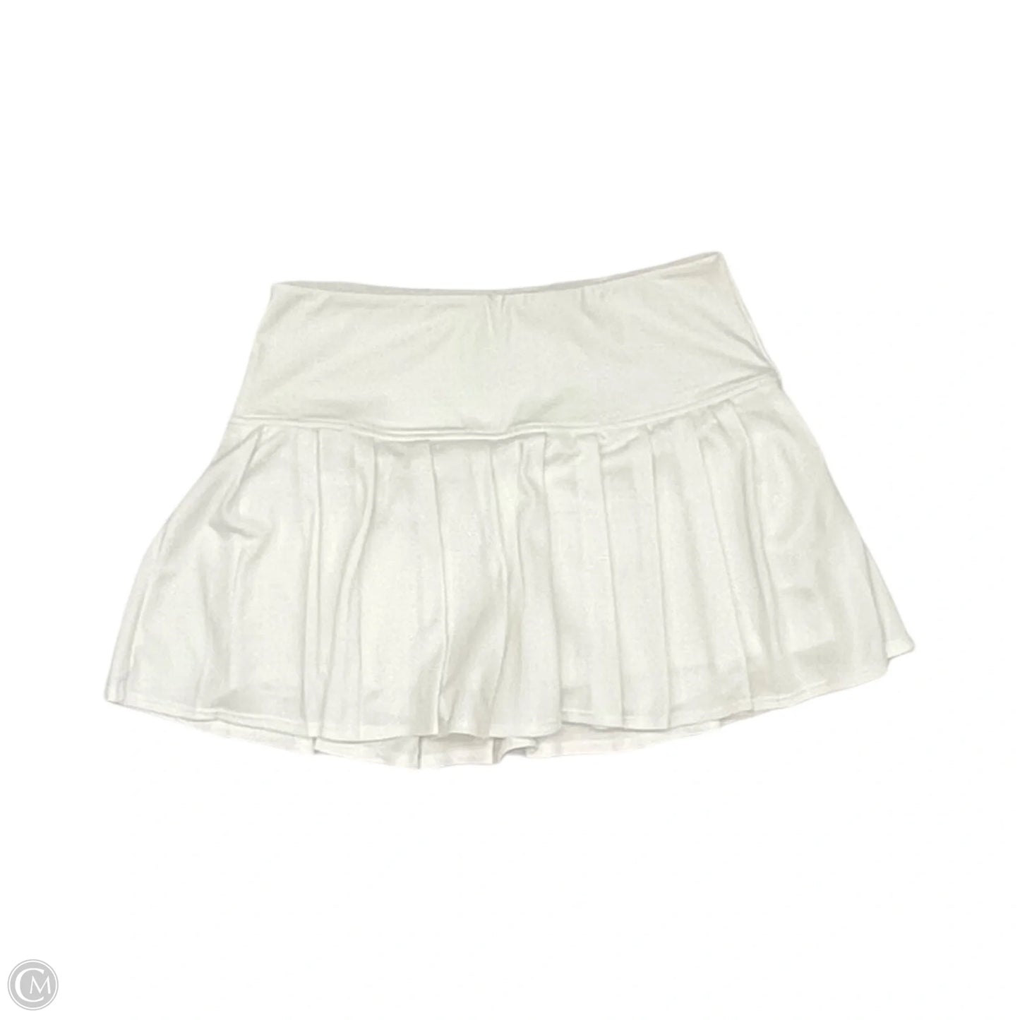 Athletic Skort By Love & Sports In White, Size: L