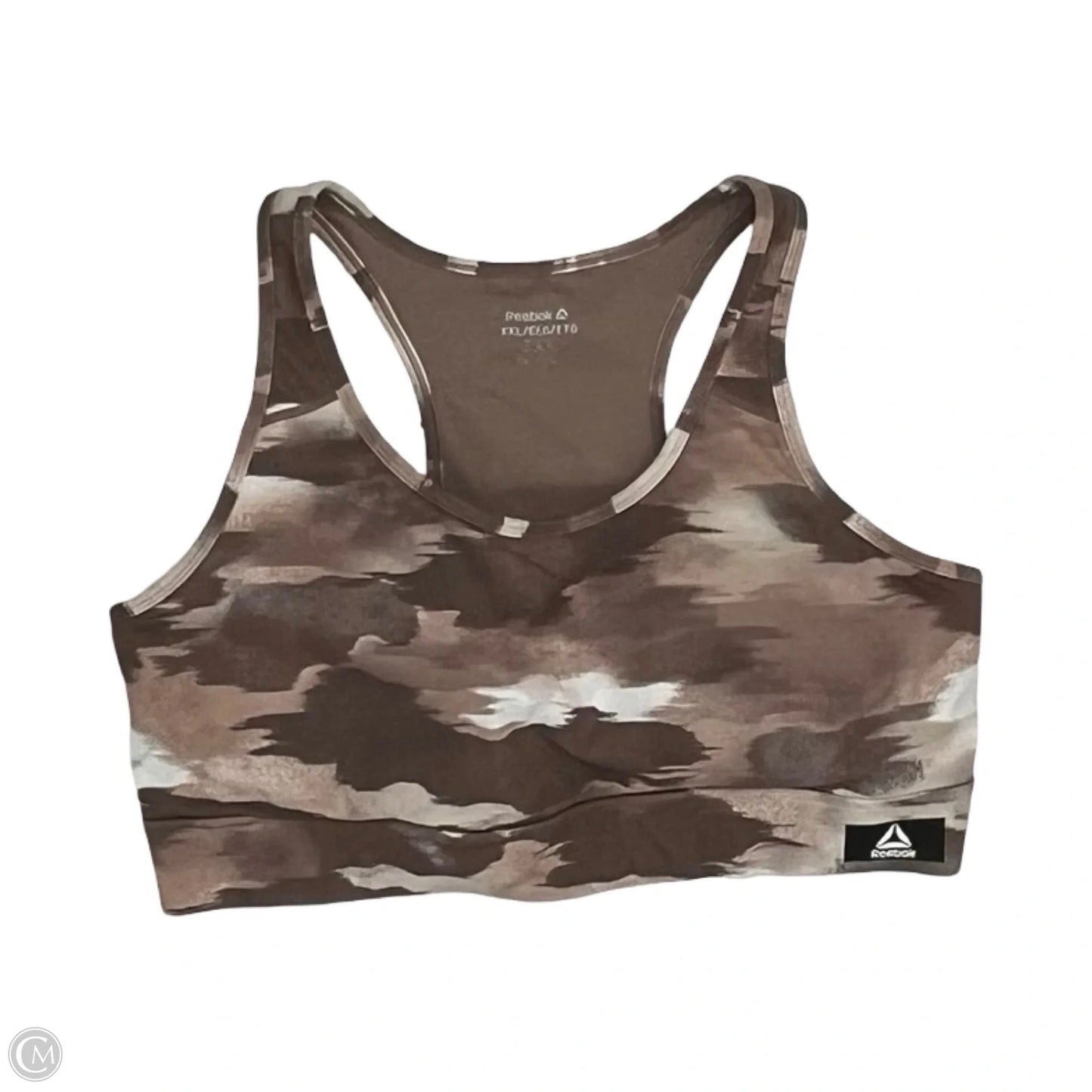 Athletic Bra By Reebok In Brown, Size: Xxl