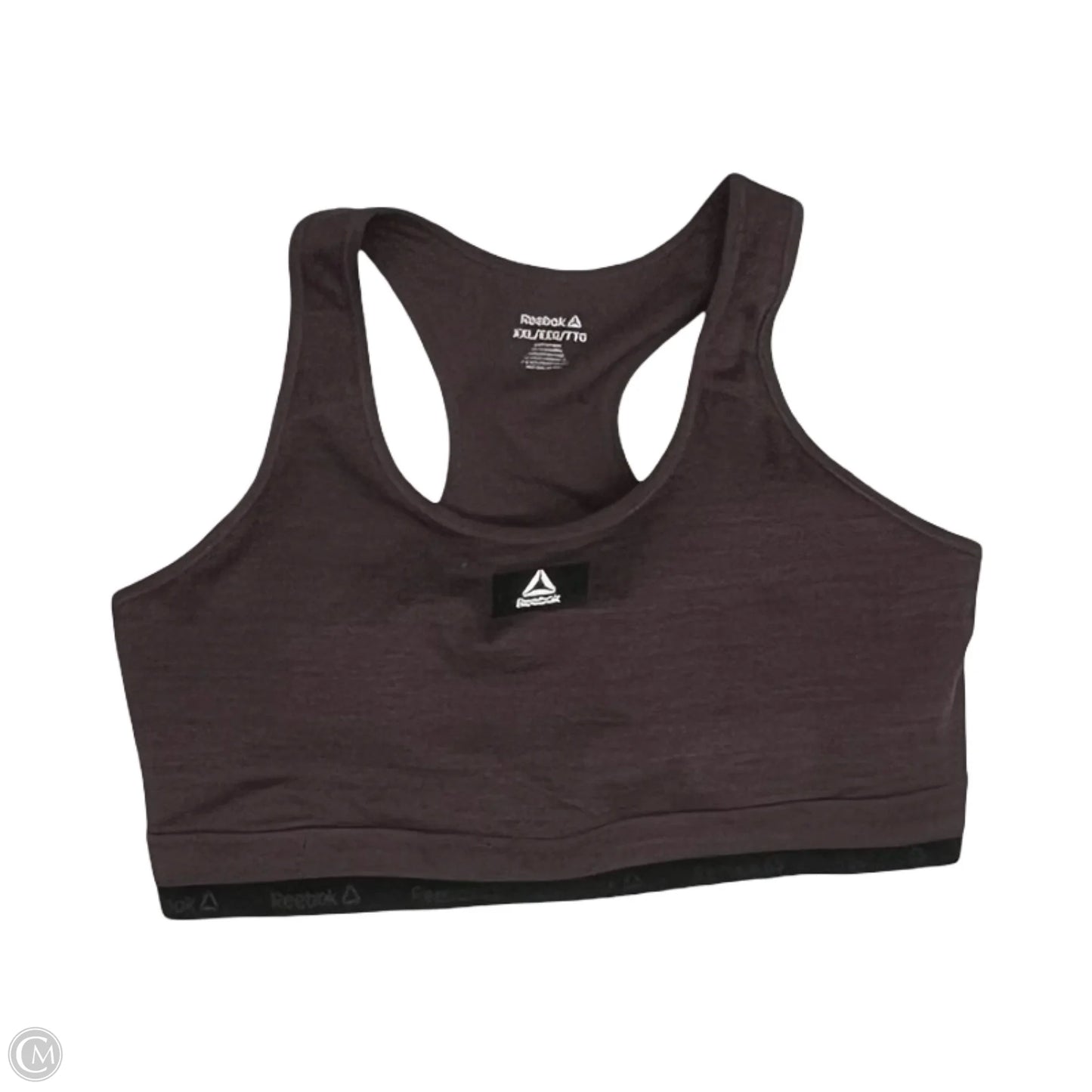 Athletic Bra By Reebok In Brown, Size: Xxl