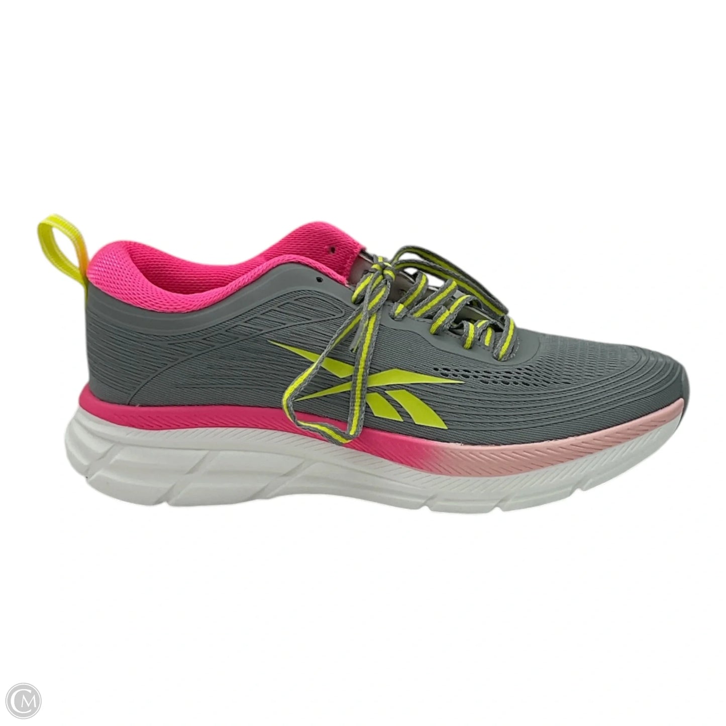 Shoes Sneakers By Reebok In Grey & Pink, Size: 9