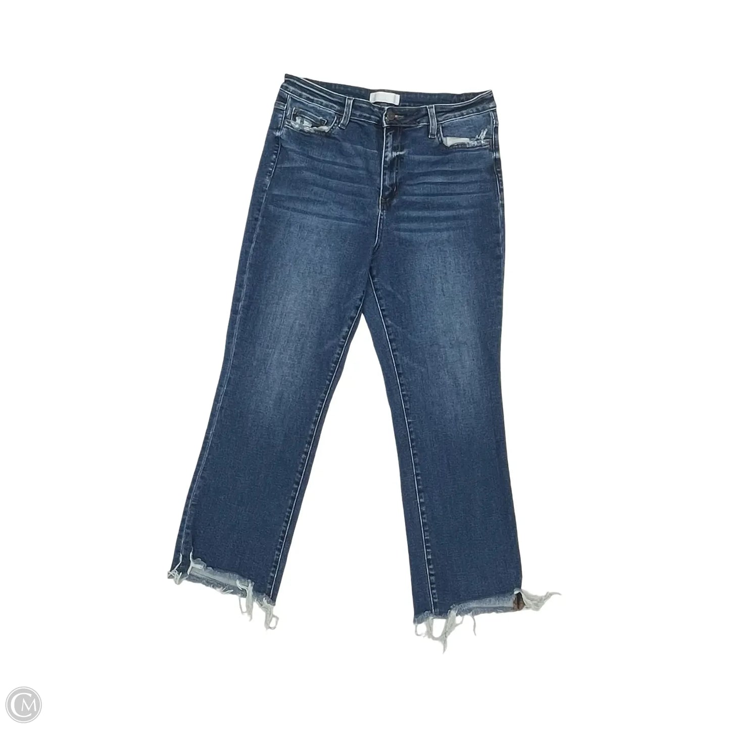 Jeans Skinny By Vervet In Blue Denim, Size: 12