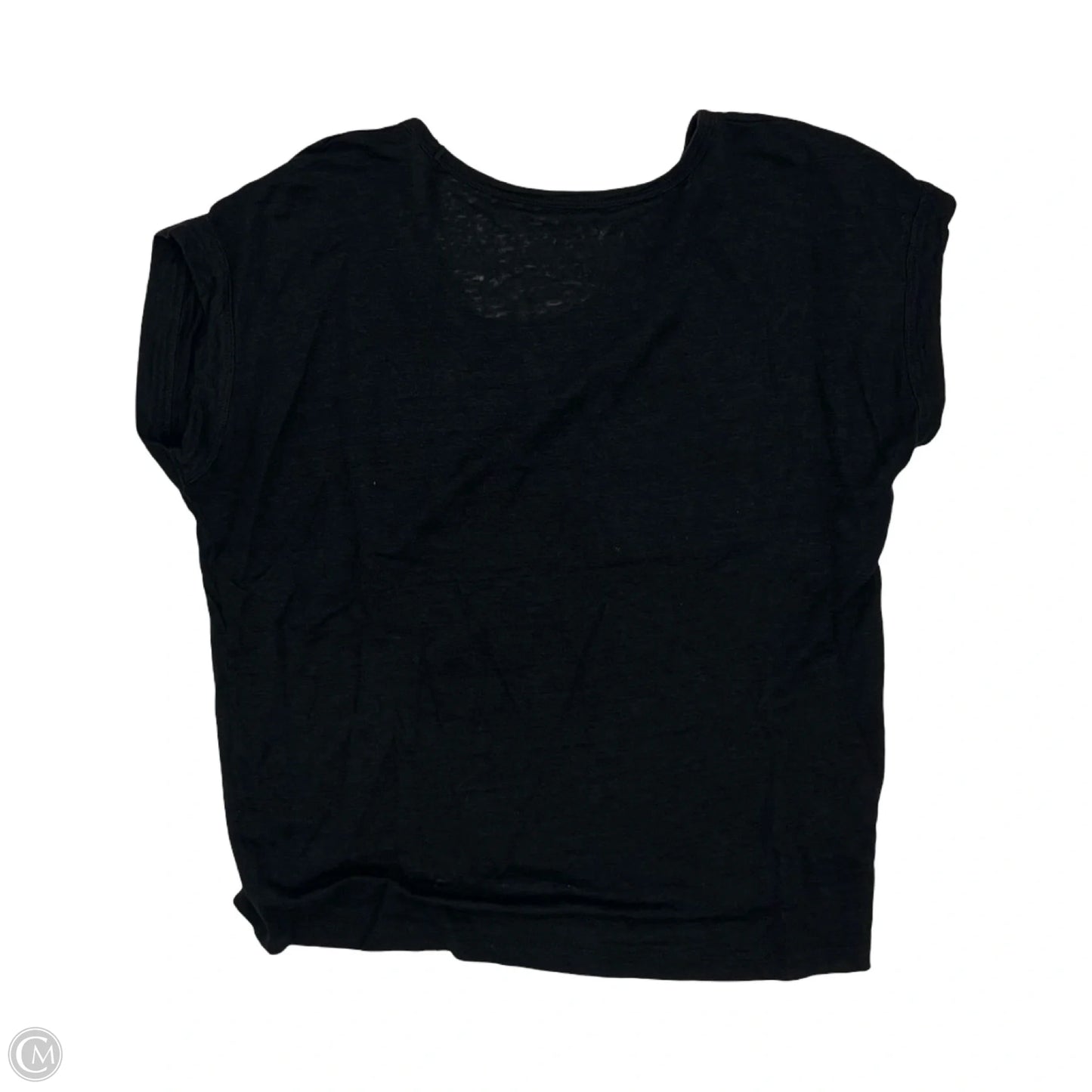 Top Short Sleeve By Loft In Black, Size: Xs