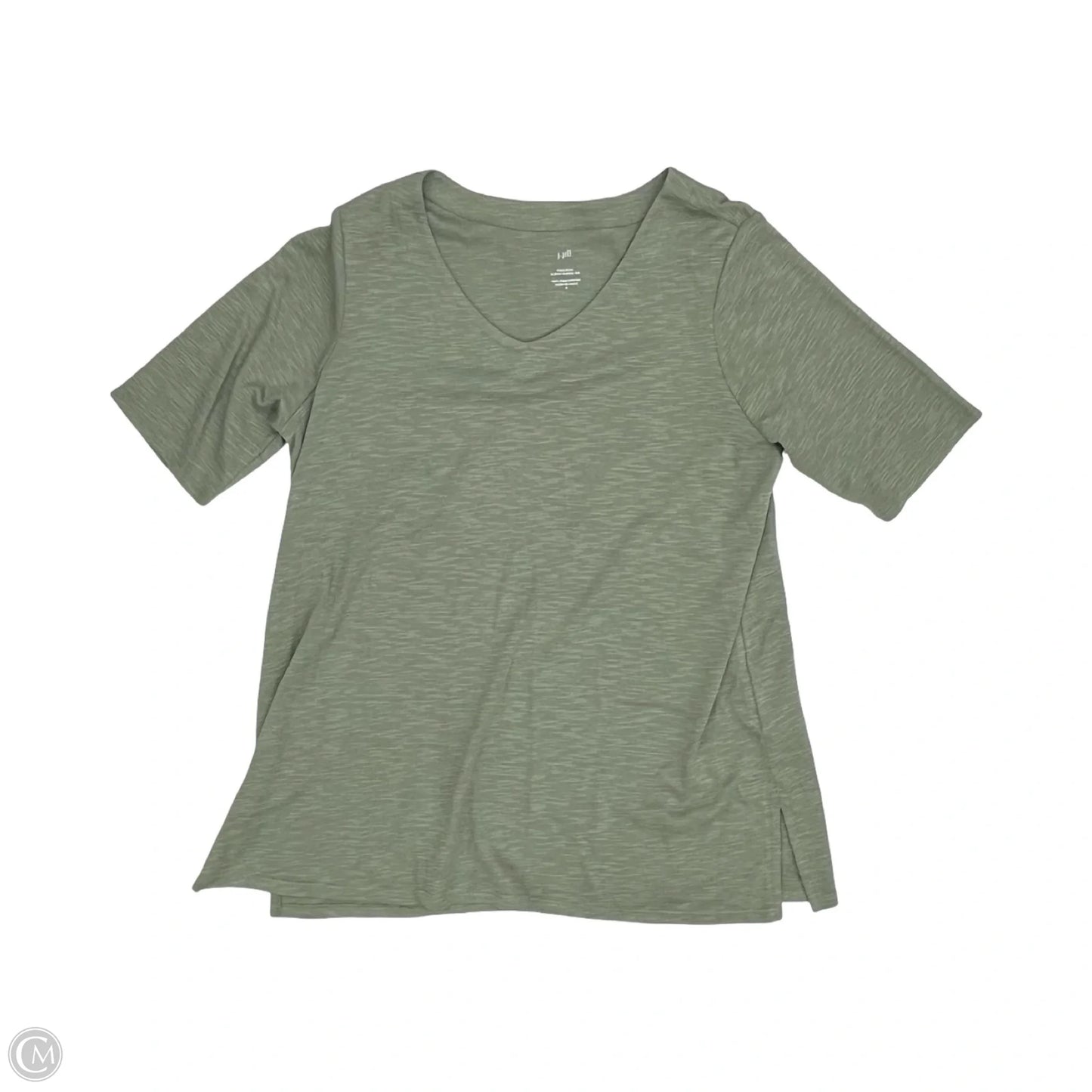 Top Short Sleeve By J. Jill In Green, Size: M