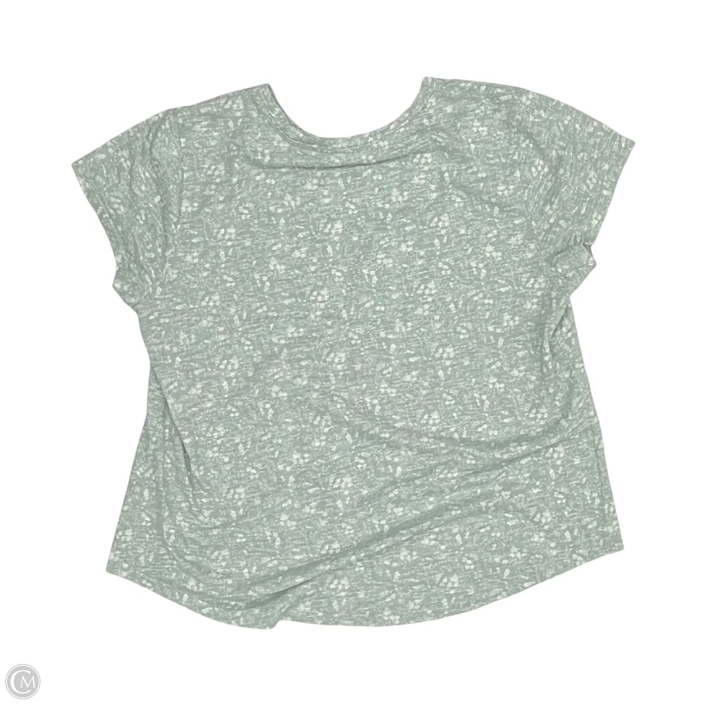 Top Short Sleeve By Sonoma In Green, Size: Xxl