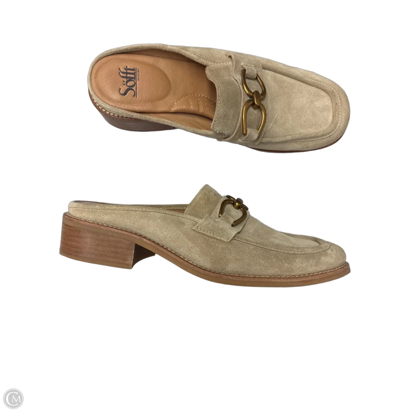 Shoes Heels Block By Sofft In Tan, Size: 9.5