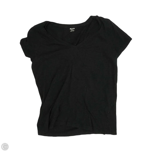 Top Short Sleeve By Madewell In Black, Size: S