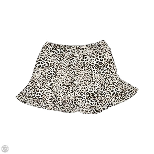 Skirt Mini & Short By Mi Ami In Leopard Print, Size: L