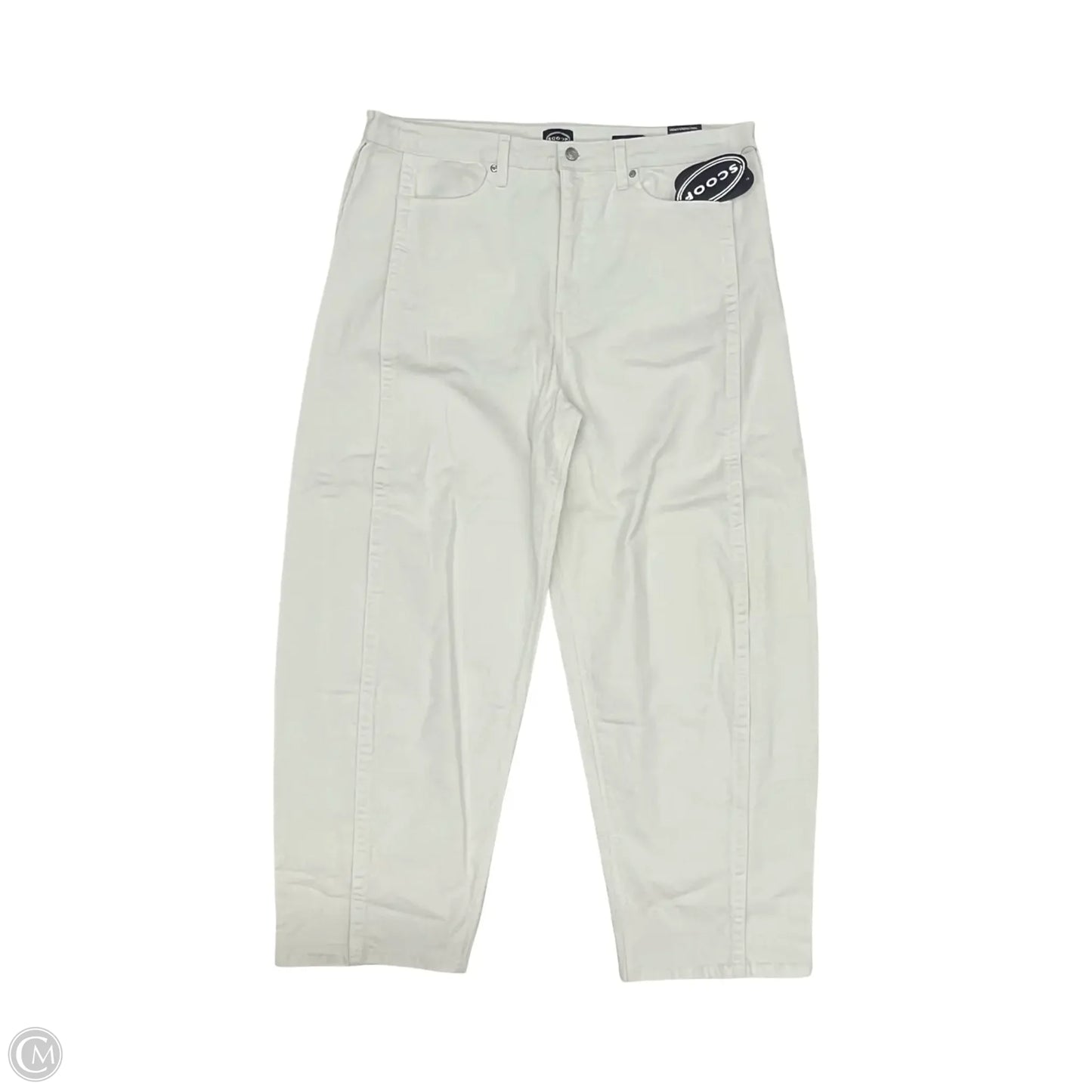 Jeans Straight By Scoop In Blue Denim, Size: 18