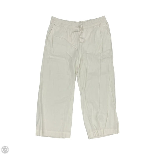 Pants Linen By A New Day In Cream, Size: Xxl