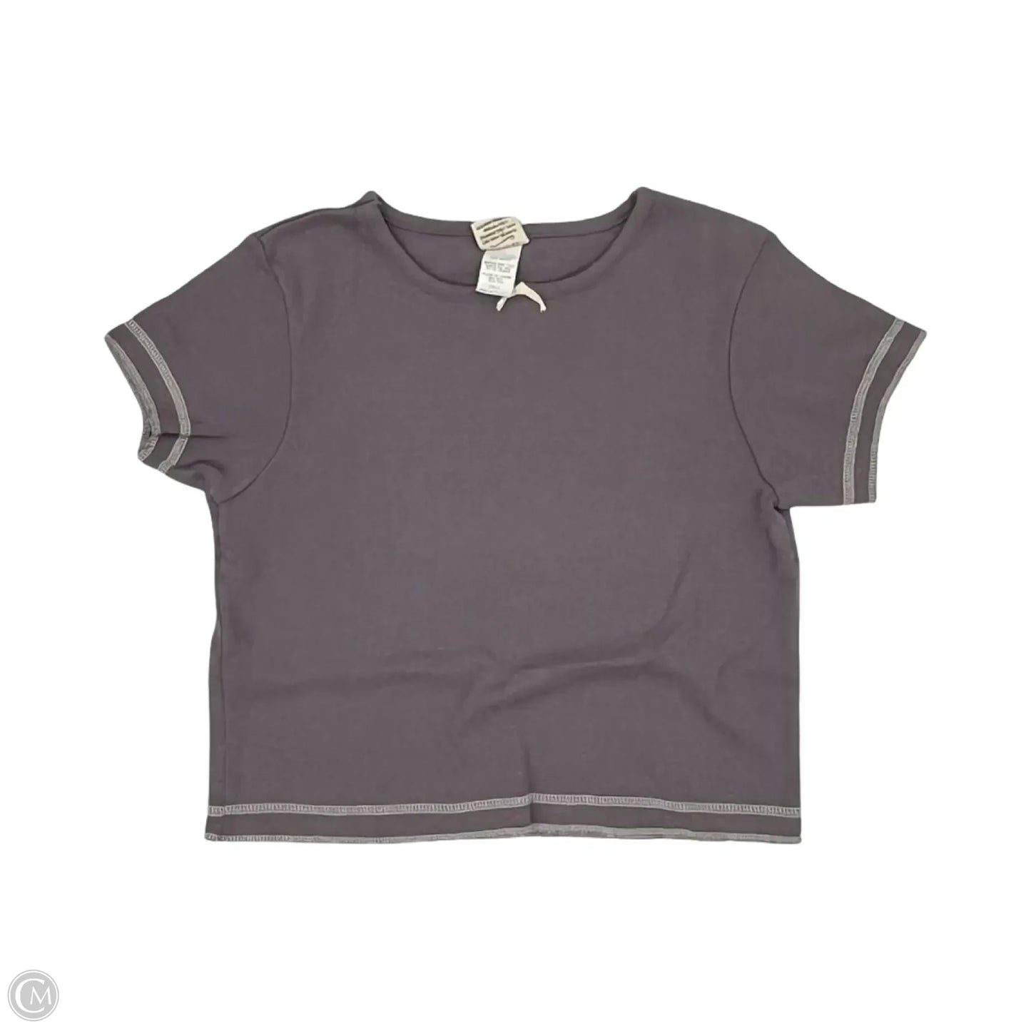 Top Short Sleeve By Cmf In Purple, Size: M