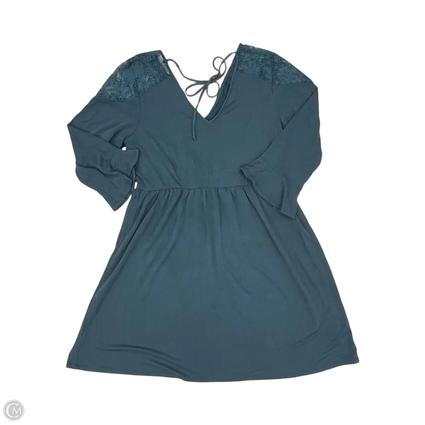 Dress Casual Short By Alya In Teal, Size: Xl