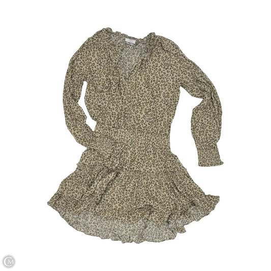 Dress Party Short By Clothes Mentor In Leopard Print, Size: M