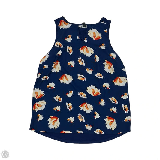 Blouse Sleeveless By 41 Hawthorn In Floral Print, Size: M