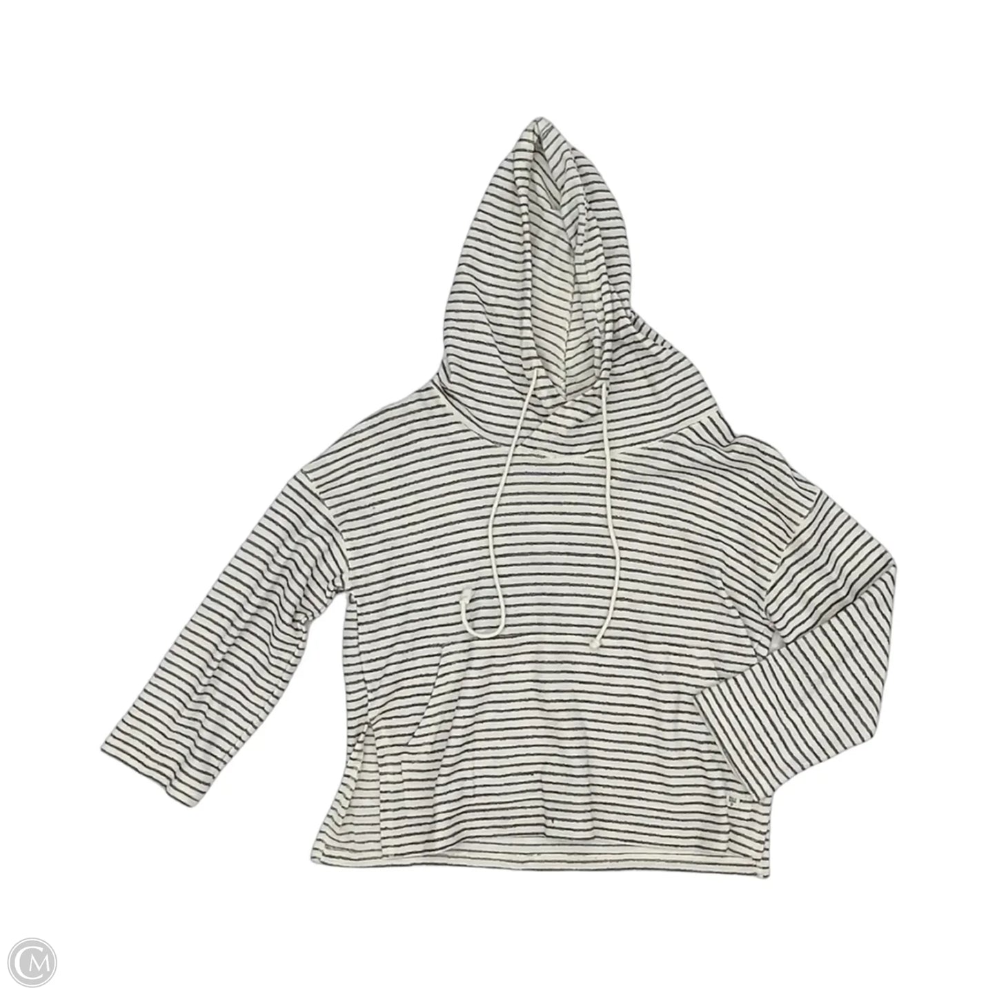 Top Long Sleeve By Billabong In Striped Pattern, Size: L