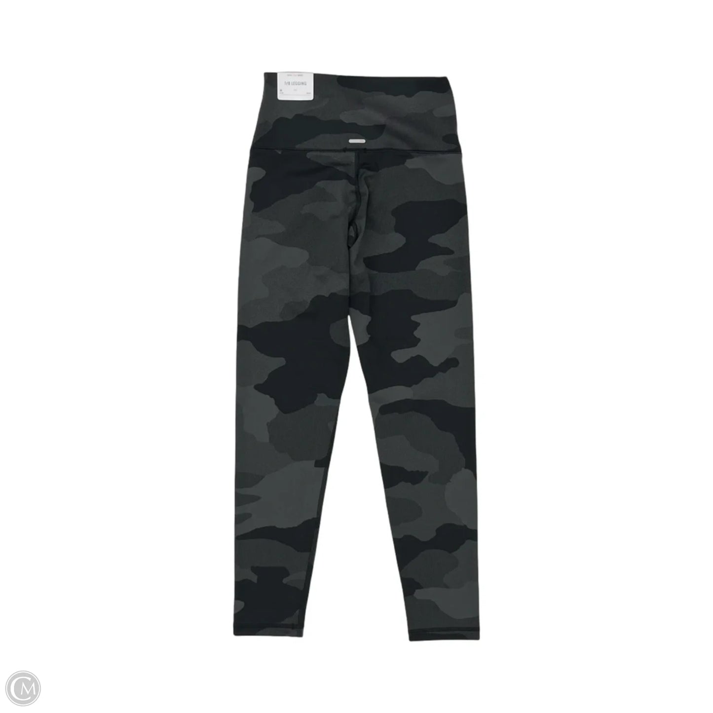 Athletic Leggings By Aerie In Black & Grey, Size: M
