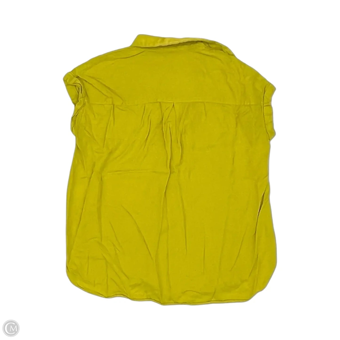 Top Short Sleeve By Rose And Olive In Yellow, Size: S