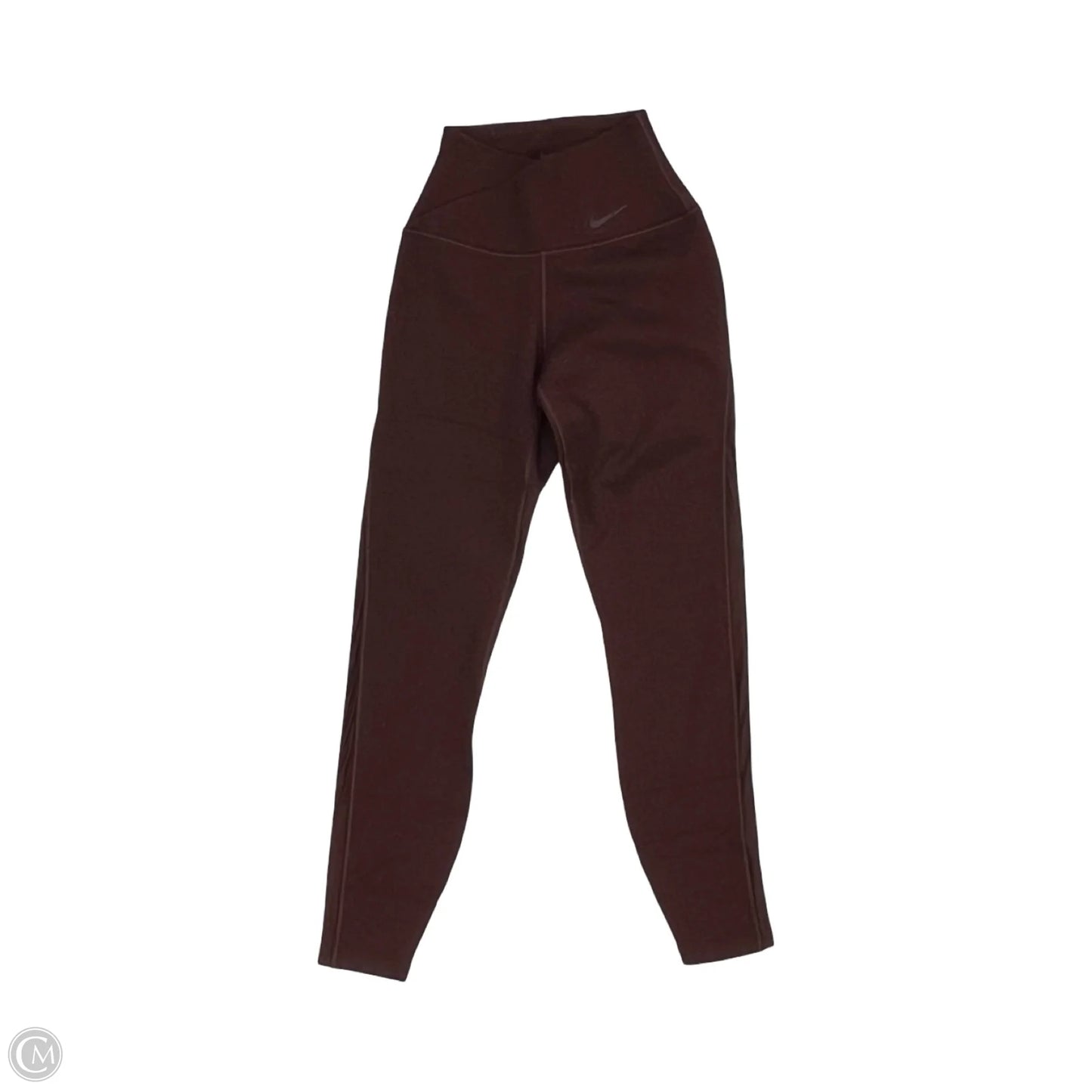 Athletic Leggings By Nike In Brown, Size: Xs