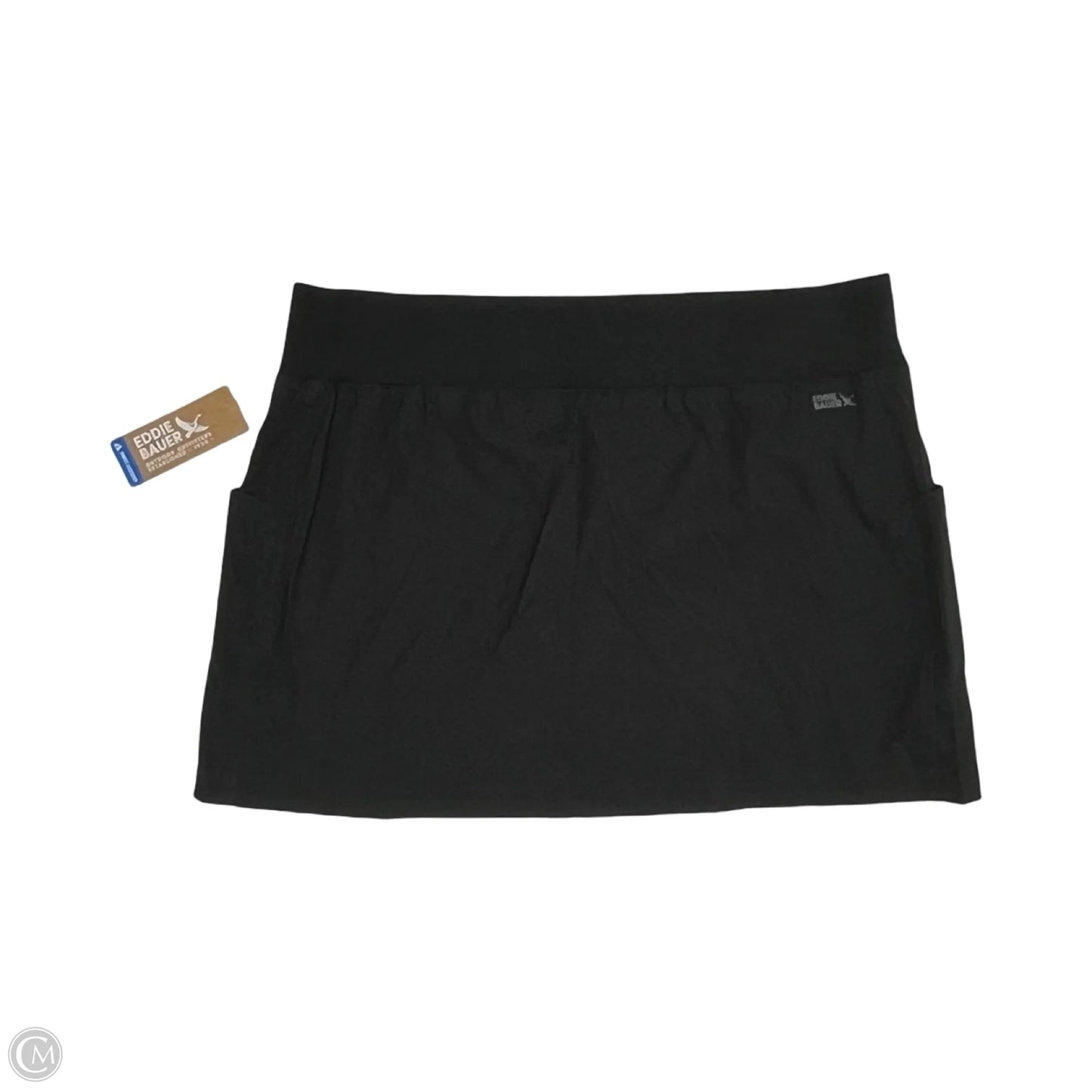 Athletic Skort By Eddie Bauer In Black, Size: 2x