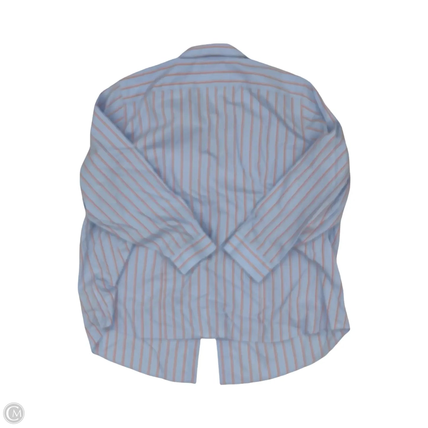 Top Long Sleeve By Lands End In Blue & Red, Size: 3x