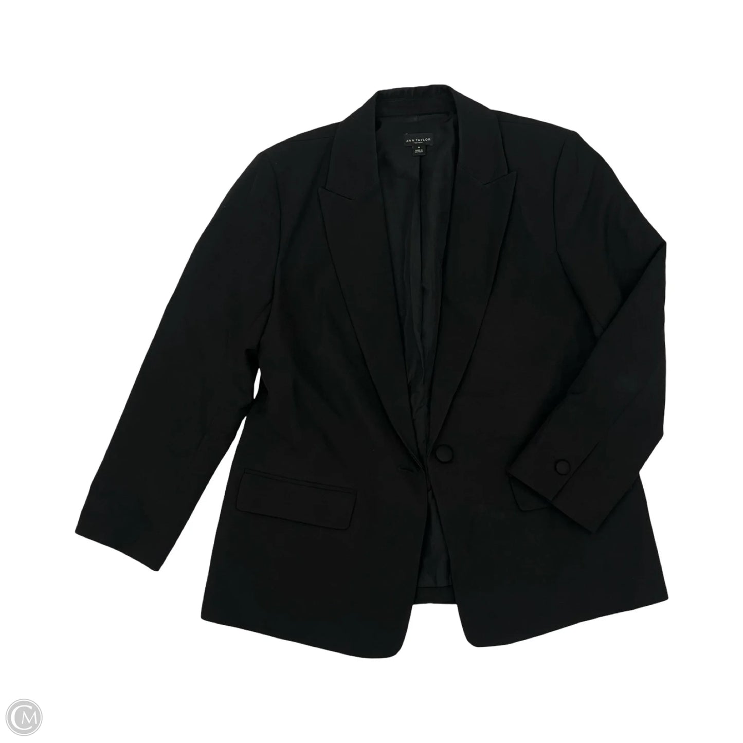 Blazer By Ann Taylor In Black, Size: M