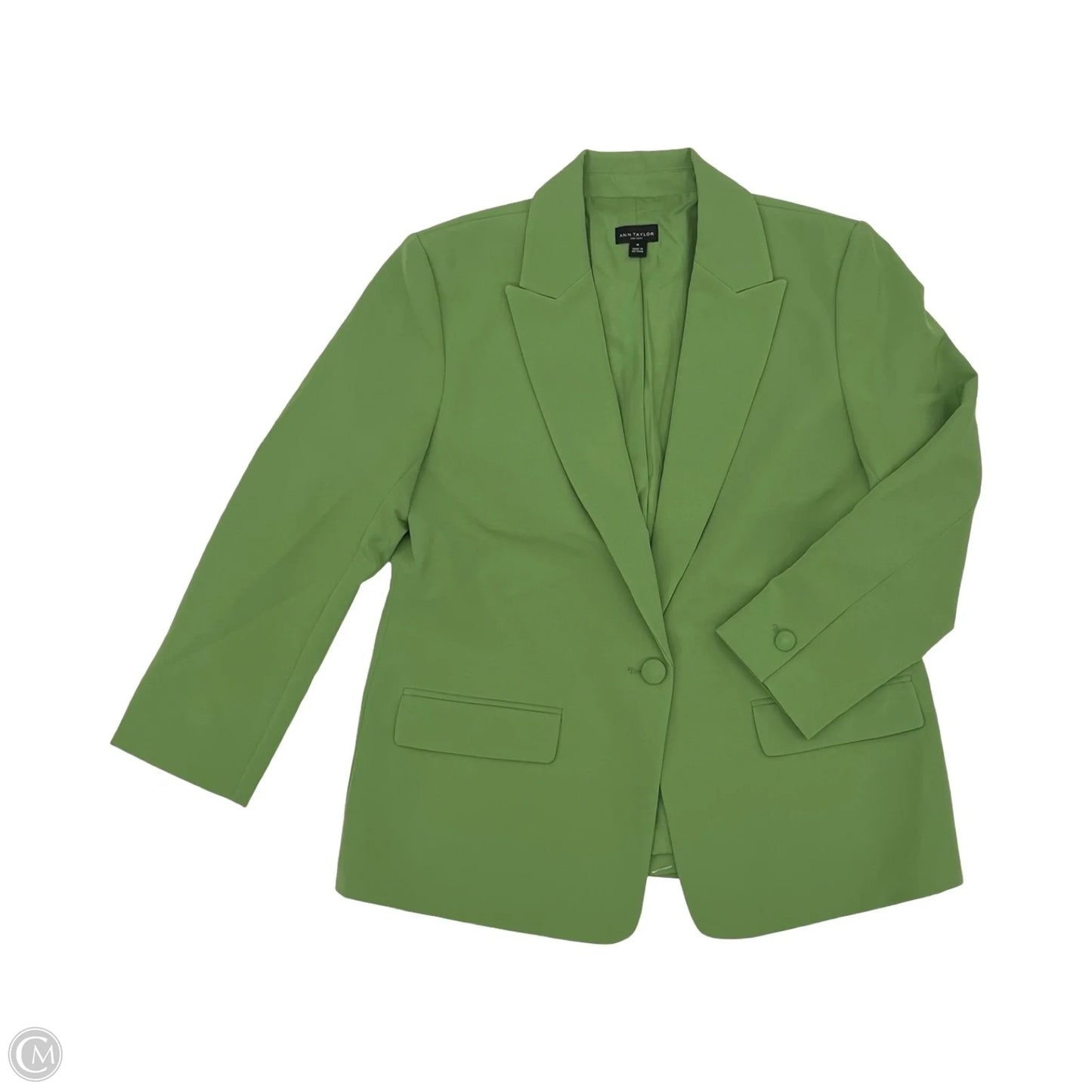 Blazer By Ann Taylor In Green, Size: M