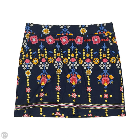 Skort By Croft And Barrow In Floral Print, Size: M