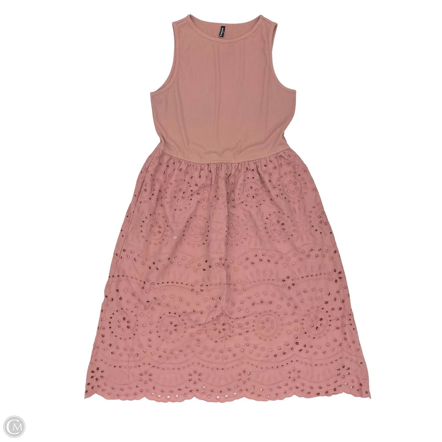 Dress Party Midi By Cmf In Pink, Size: Xl