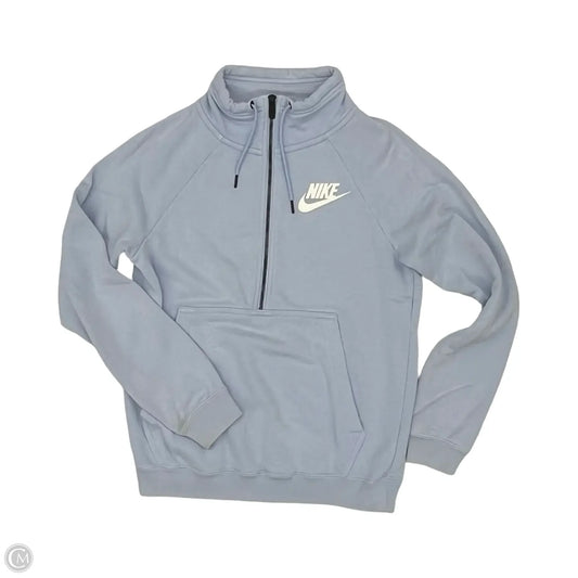 Athletic Sweatshirt Collar By Nike In Blue, Size: Xs