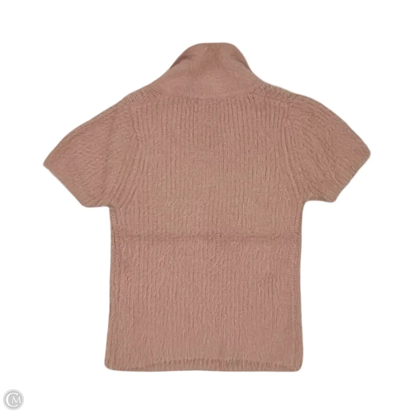 Sweater Short Sleeve By Zara In Pink, Size: S