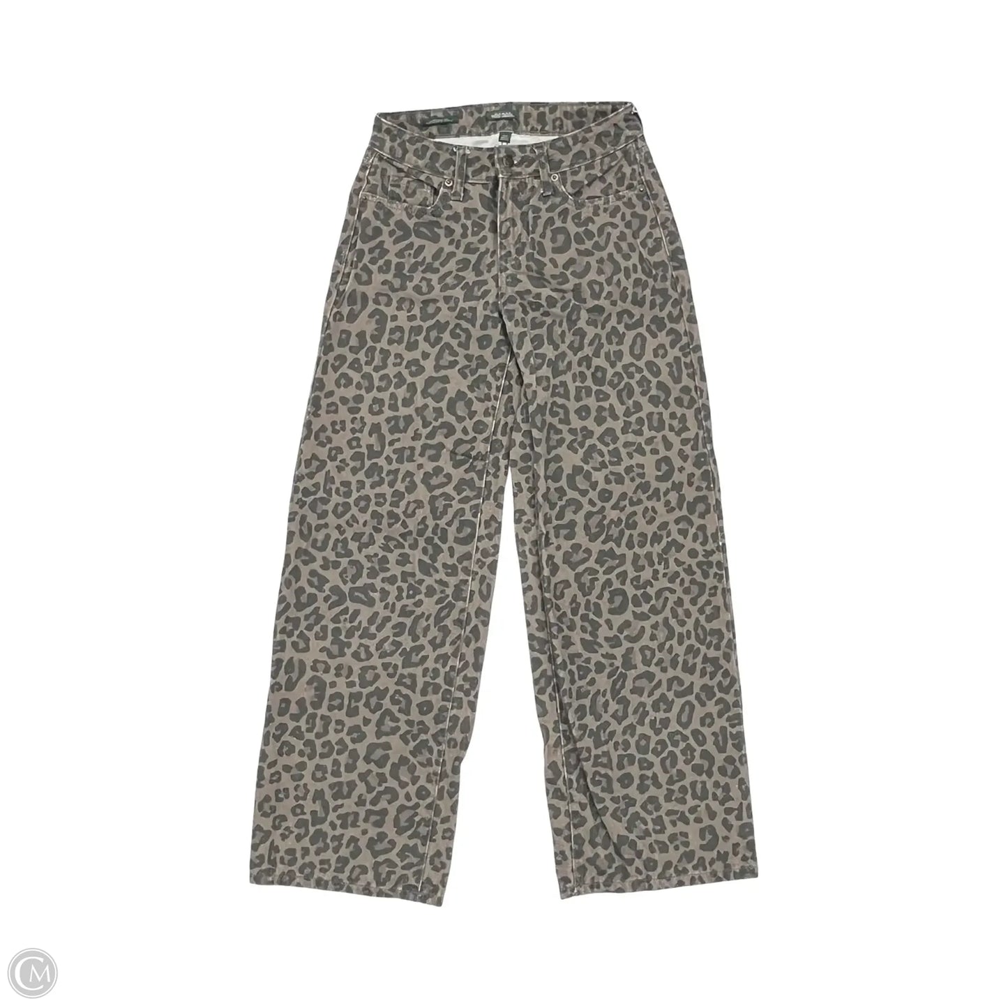 Jeans Wide Leg By Wild Fable In Leopard Print, Size: 00