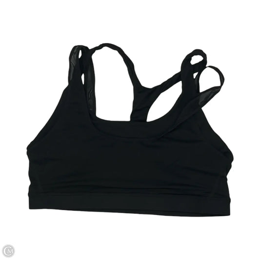 Athletic Bra By Avia In Black, Size: L