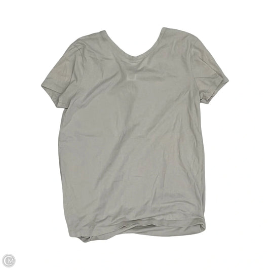 Athletic Top Short Sleeve By Victorias Secret In Grey, Size: Xs