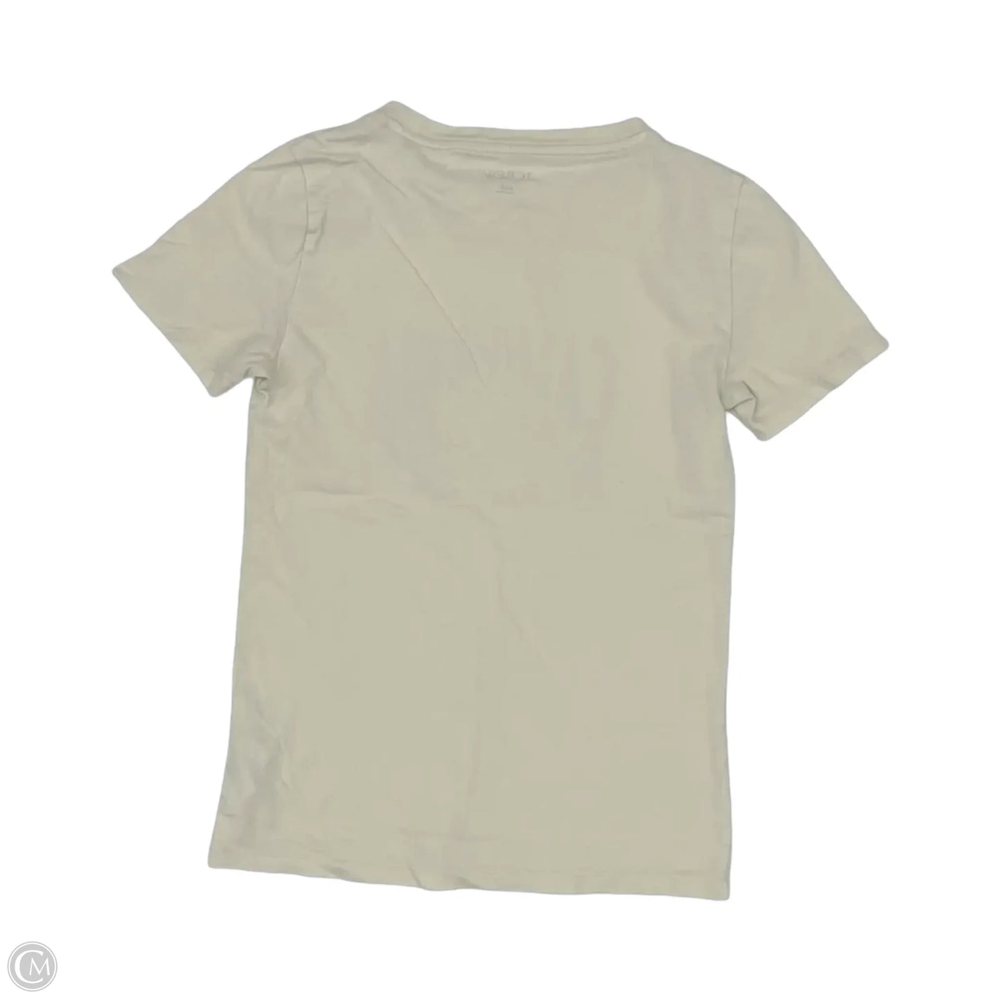 Top Short Sleeve By J. Crew In Tan, Size: Xxs