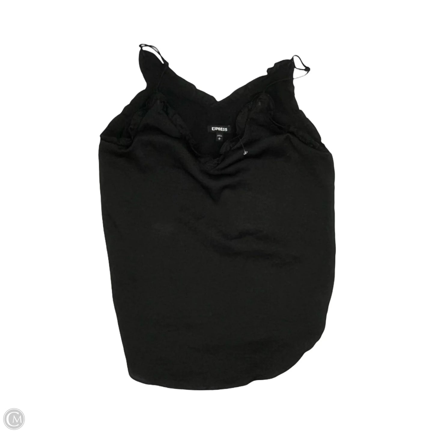 Blouse Sleeveless By Express In Black, Size: S