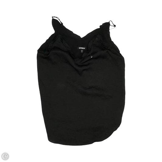 Blouse Sleeveless By Express In Black, Size: S