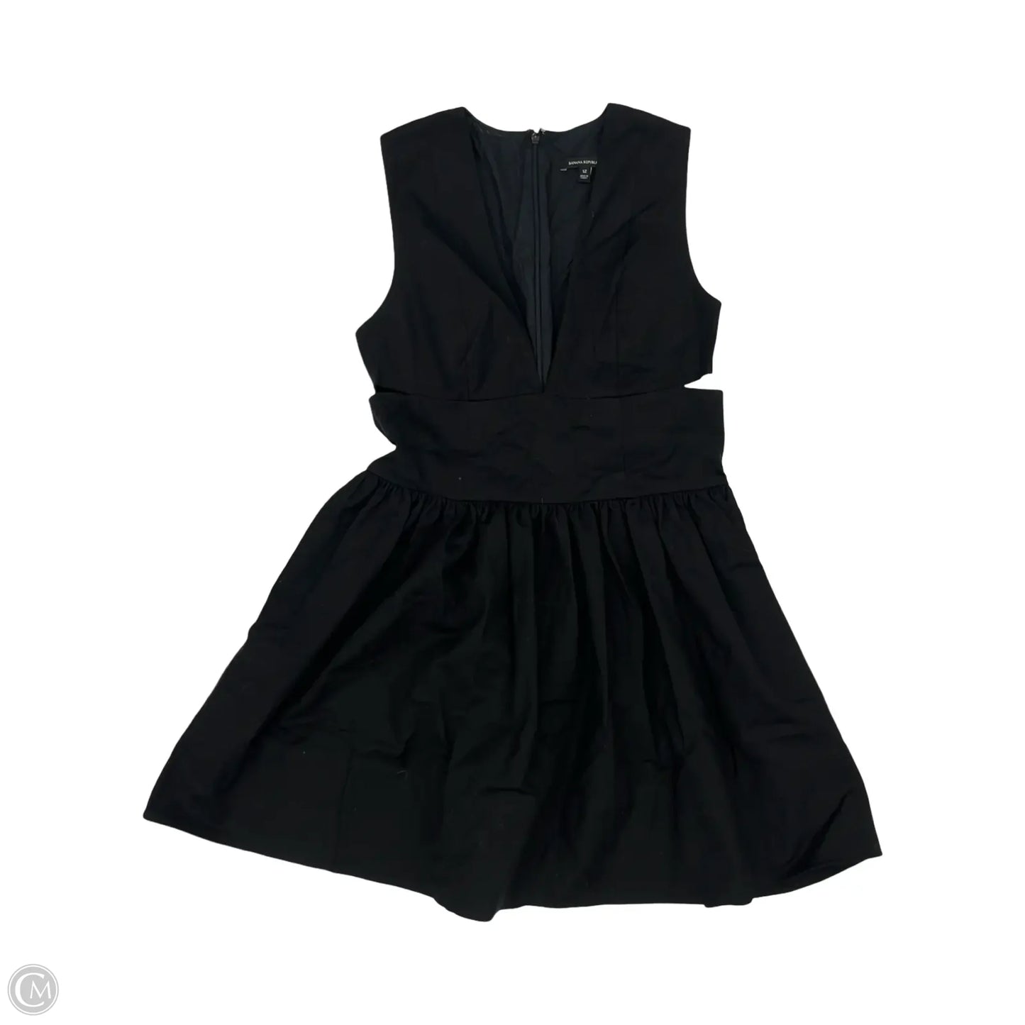 Dress Party Short By Banana Republic In Black, Size: 12