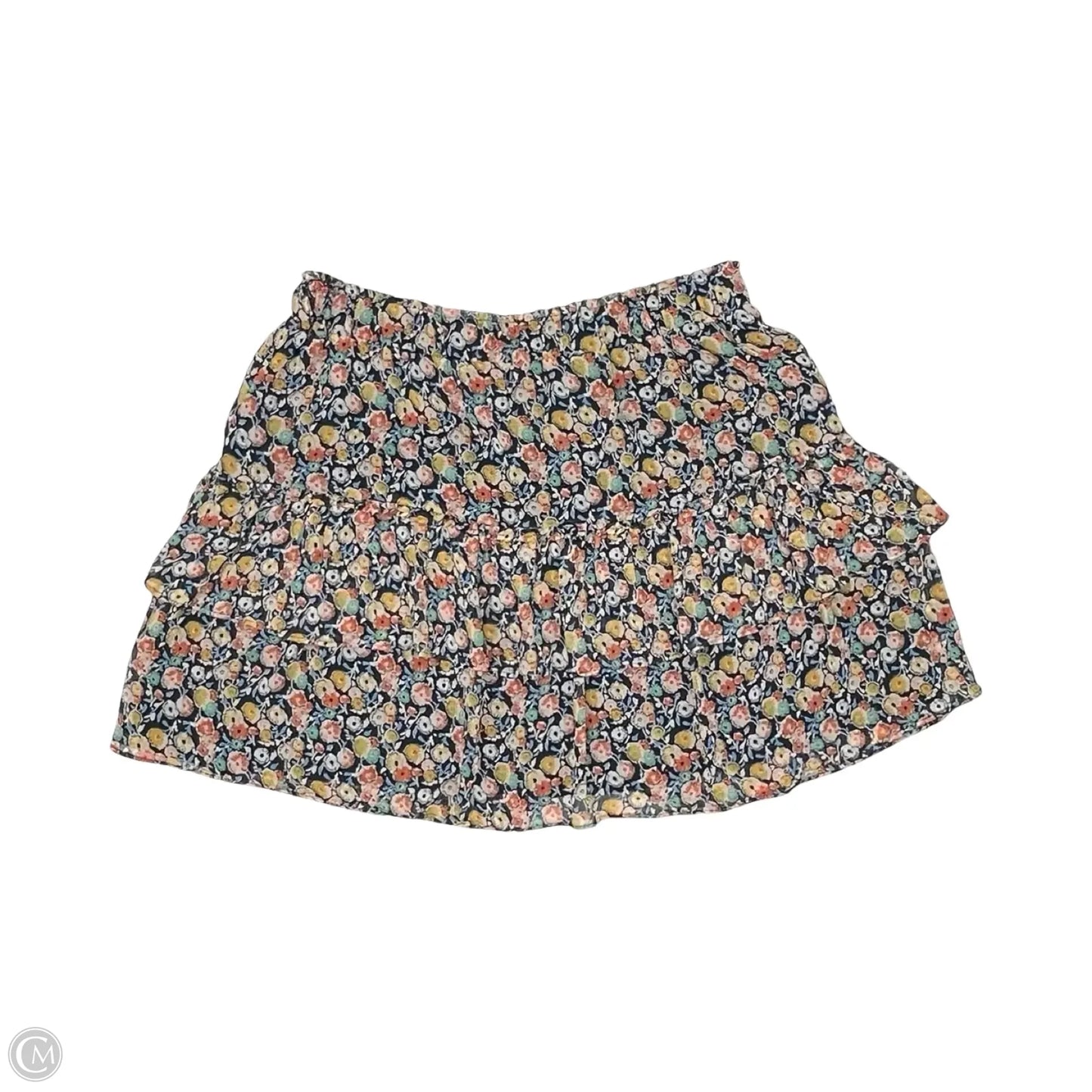 Skirt Mini & Short By Loft In Floral Print, Size: Xl