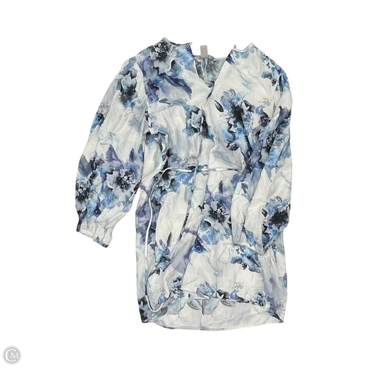 Dress Party Short By H&m In Blue & White, Size: M