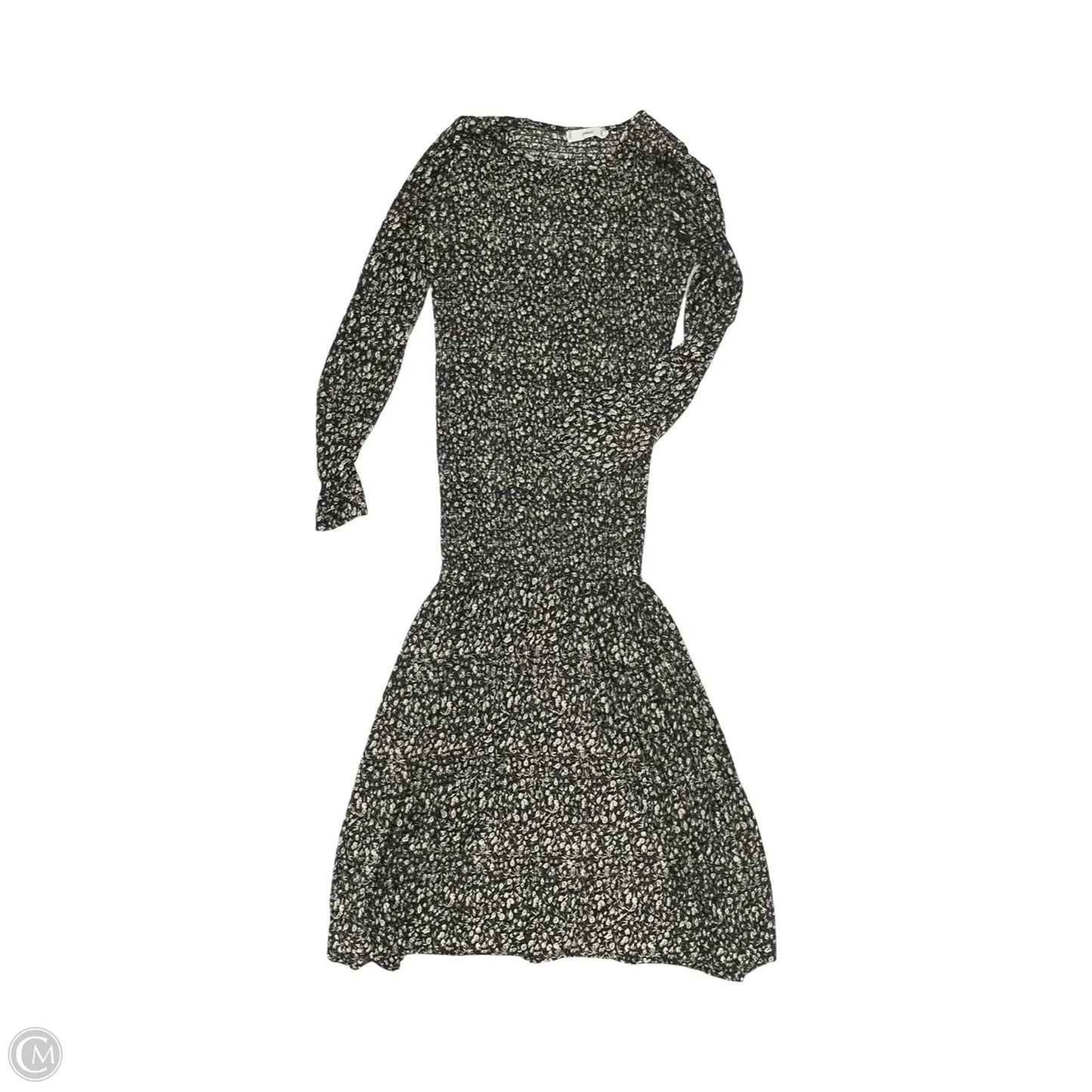 Dress Party Long By Mng In Black & Brown, Size: M