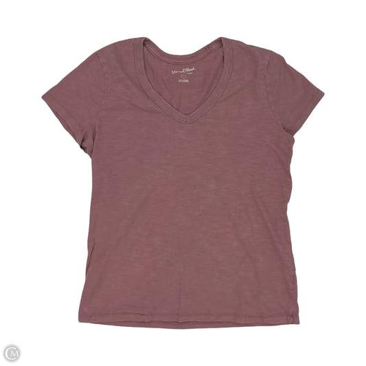 Top Short Sleeve By Universal Thread In Pink, Size: S