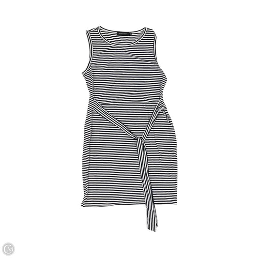 Dress Casual Short By Merokeety In Blue & Cream, Size: M