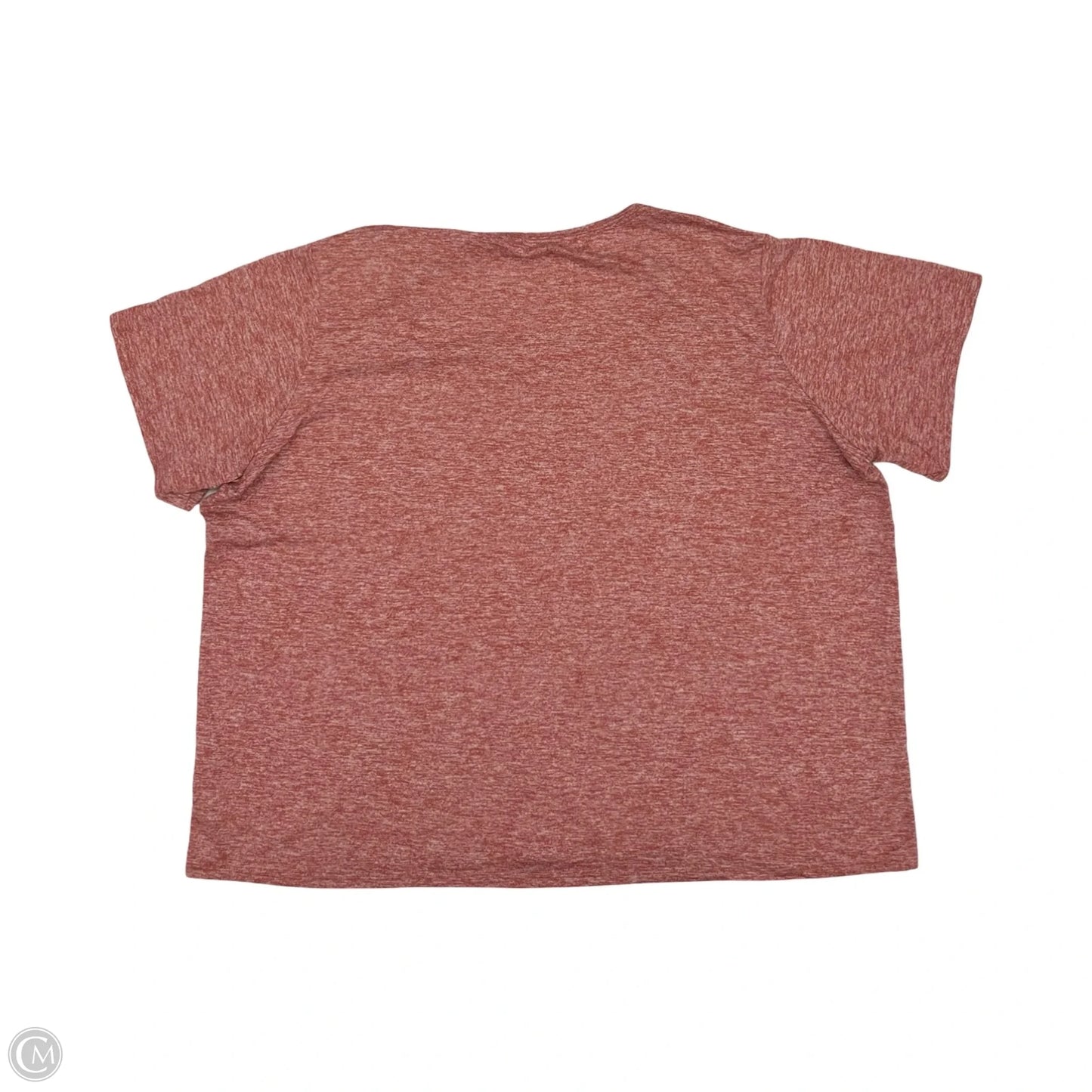 Athletic Top Short Sleeve By Nike In Red, Size: 3x