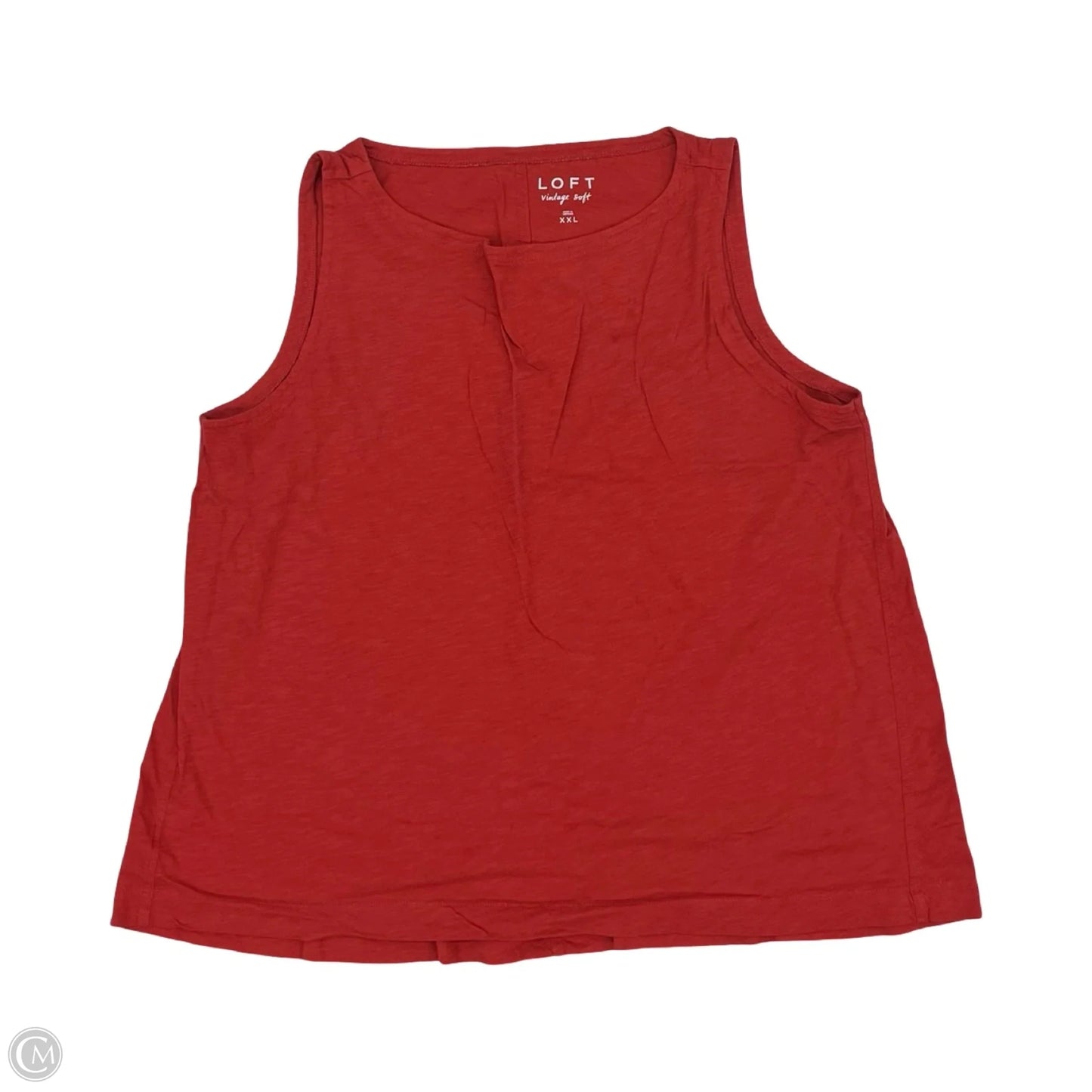 Tank Top By Loft In Orange, Size: Xxl