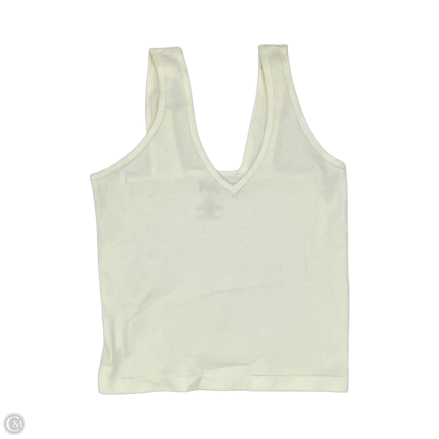 Tank Top By Clothes Mentor In Cream, Size: L