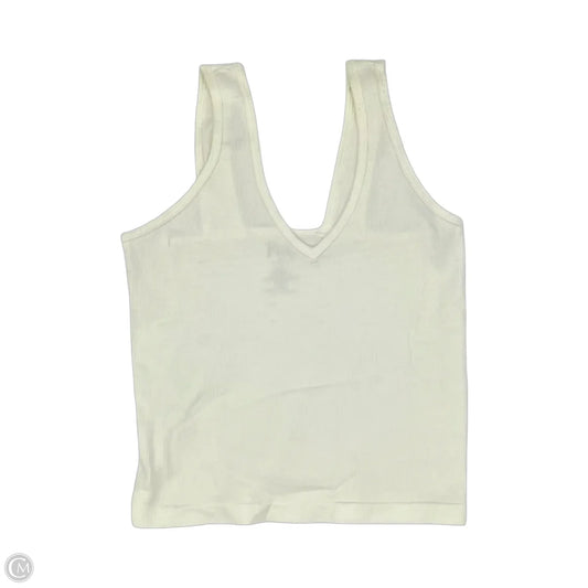 Tank Top By Clothes Mentor In Cream, Size: L