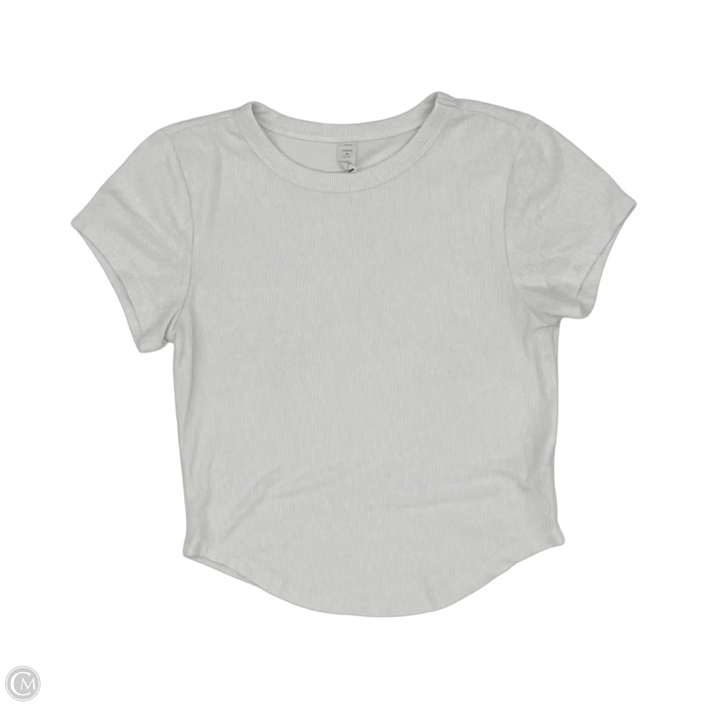 Top Short Sleeve By Old Navy In Cream, Size: M