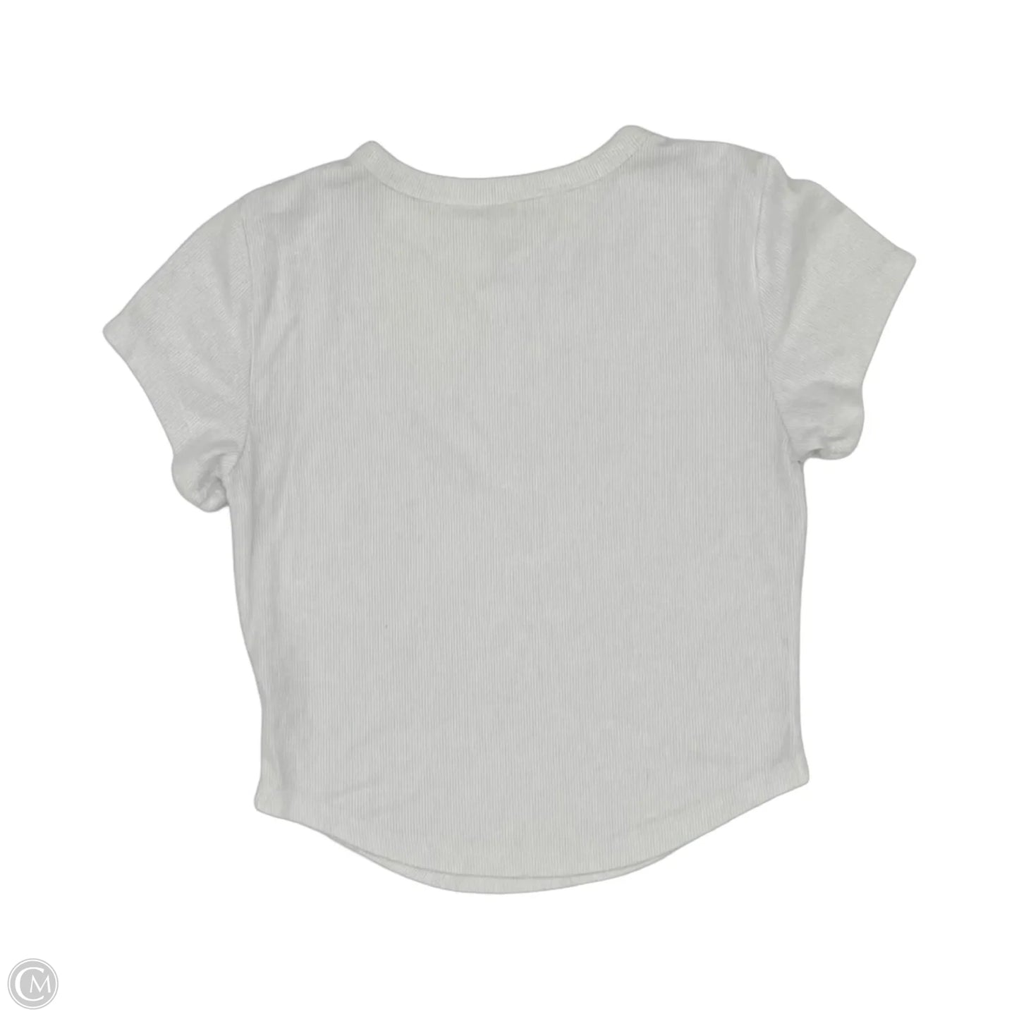 Top Short Sleeve By Old Navy In Cream, Size: M