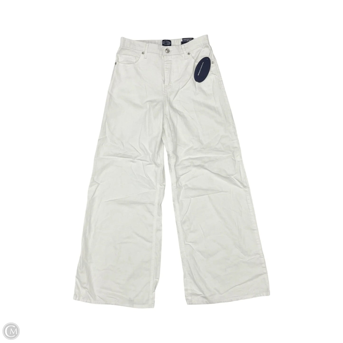 Pants Wide Leg By Scoop In White, Size: 0