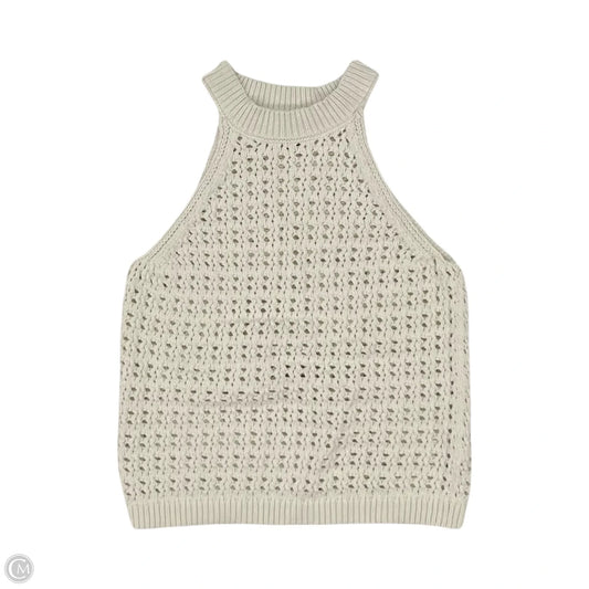 Top Sleeveless By Universal Thread In Cream, Size: M