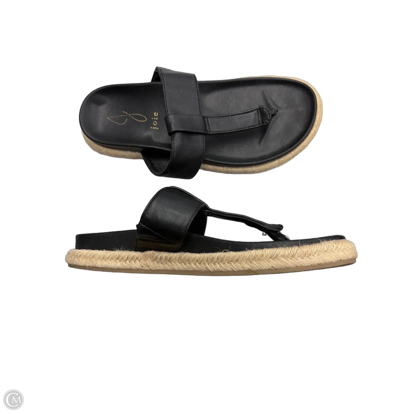 Sandals Flip Flops By Joie In Black, Size: 6.5